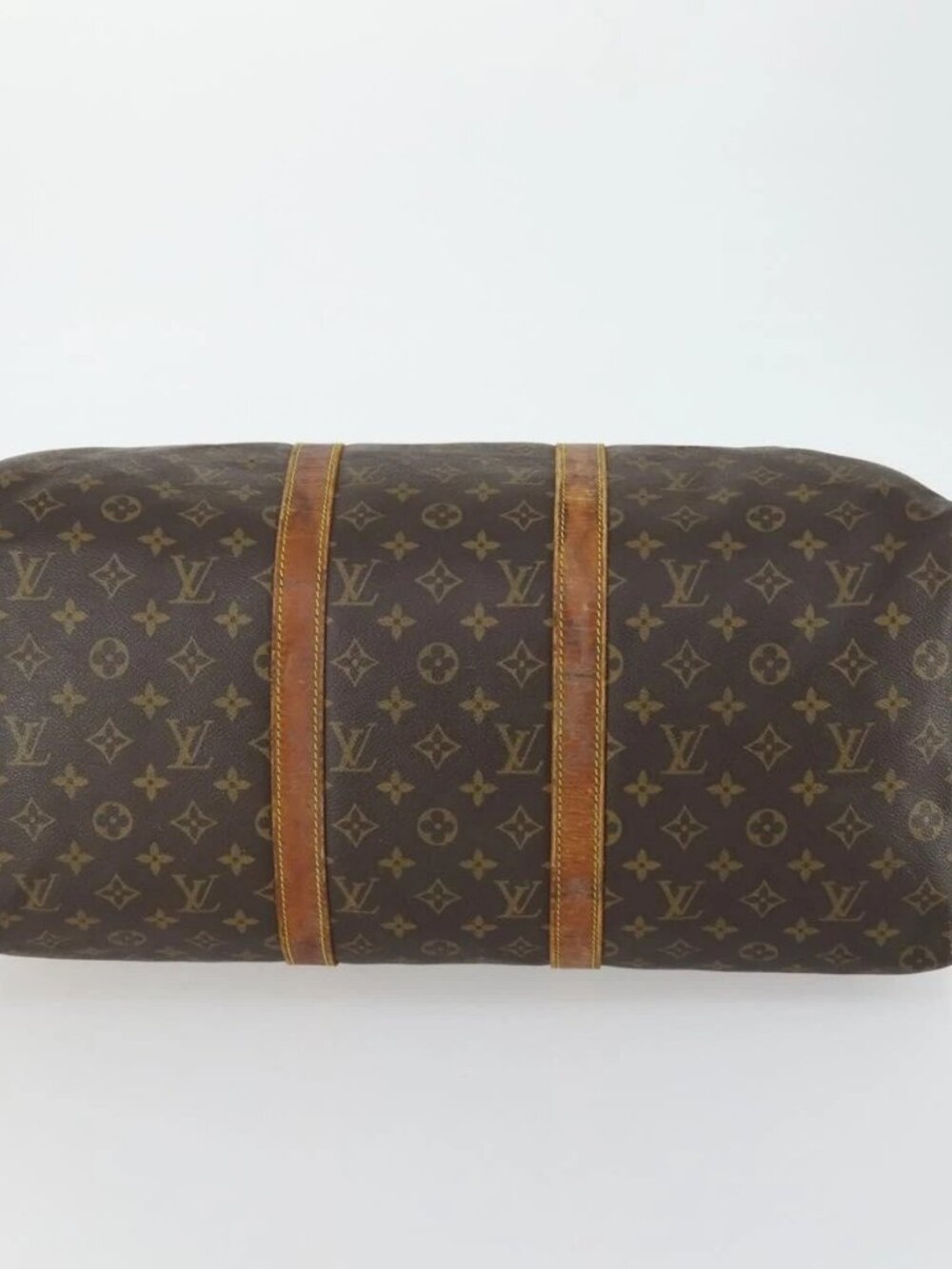 LOUIS VUITTON Monogram Keepall Bandouliere 50 Boston Bag M41416 LV Auth 158742 - Picture 7 of 16